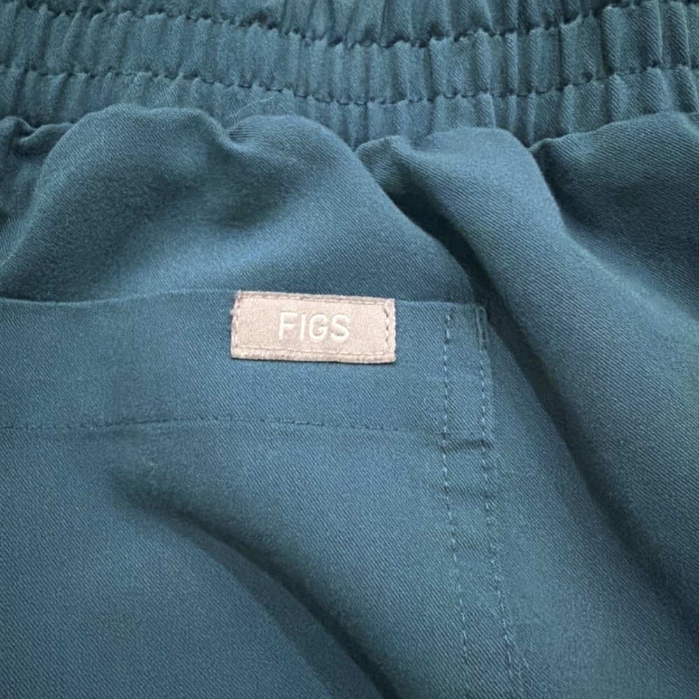 Figs Scrub Pants Bottoms Yola Sz Medium TW2000R Dark Teal PO# 1643 - Picture 11 of 11